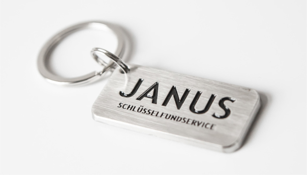 Die JANUS-Schlüsselfundmarke